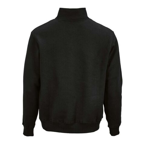 Malibu 1/4 zipper sweatshirt. Org. cotton, rCotton and rPET. Made in PT Black | No Branding | not available | not available | not available