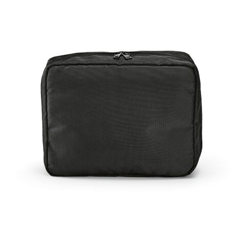 Venice Toiletry Bag 4.5L rPET and PU coating. Hanging hook Solid black | No Branding | not available | not available | not available