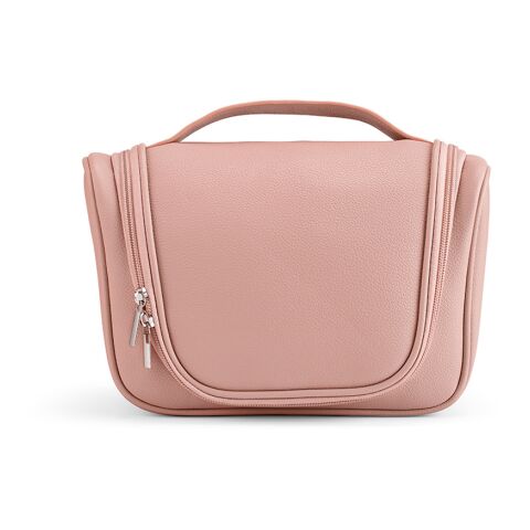 Shanghai Hanging Toiletry Bag 5L rPU with handle and hook Pink | No Branding | not available | not available | not available