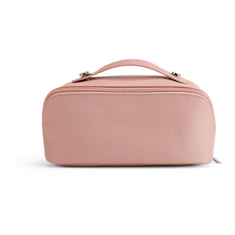 Macao Toiletry Bag 3.5L rLeather with zipper and handle Pink | No Branding | not available | not available | not available