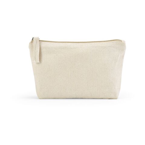 Cairo S. Toiletry Bag 1.1L 320 gsm rCotton with zipper Natural | No Branding | not available | not available | not available