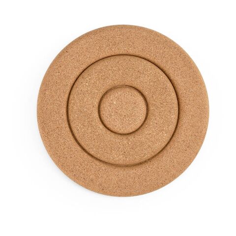 Mozart round cork double trivet. Made in Portugal Natural | No Branding | not available | not available | not available