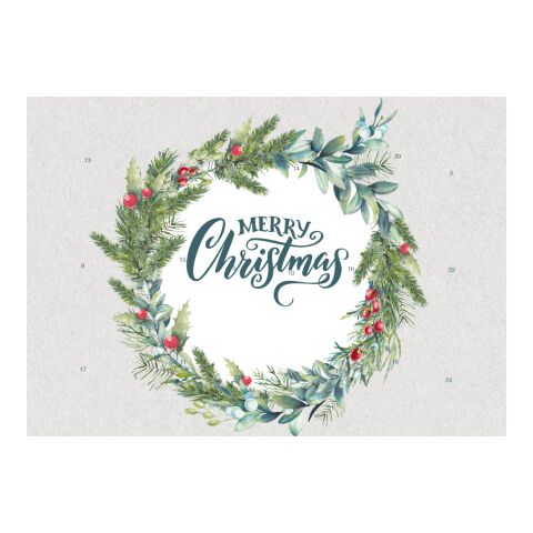 Choco-Naps Slipcase Advent Calendar – personalisable standard motif Christmas decoration | Christmas wreath