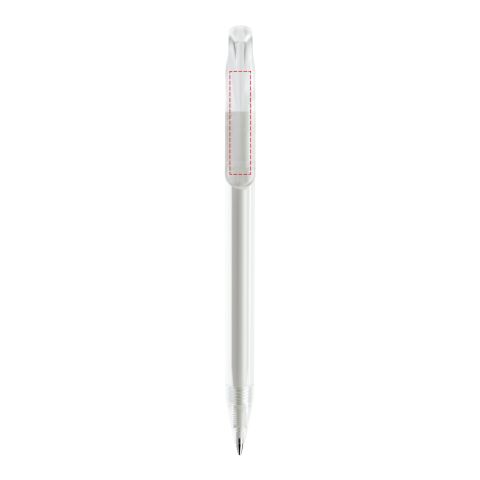 Prodir DS1 twist ballpoint pen frosted Transparent | Without Branding | Without Branding | frosted | Black