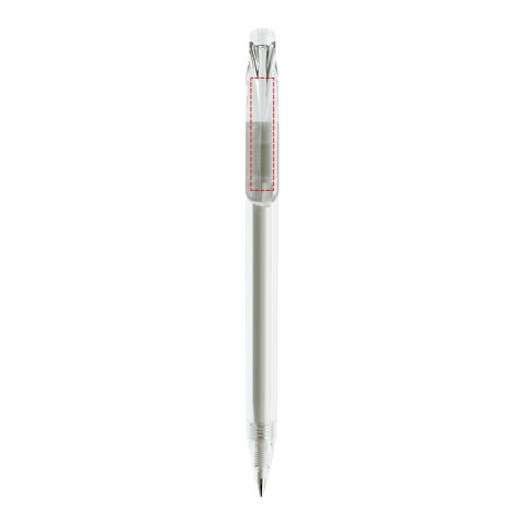 Prodir DS1 twist ballpoint pen transparent Transparent | Without Branding | Without Branding | Transparent | Black