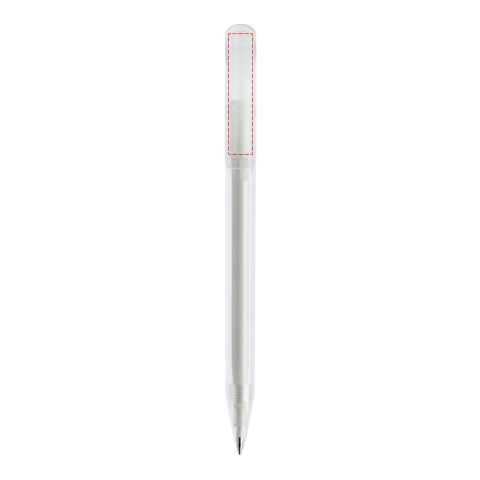 Prodir DS3 twist ballpoint pen frosted Transparent | Without Branding | Without Branding | frosted | Blue