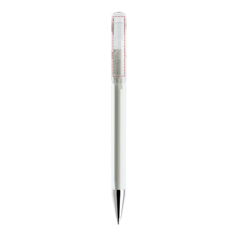 Prodir DS3 twist ballpoint pen transparent Transparent | Without Branding | Without Branding | Chrome finish metal | Black