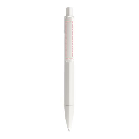Prodir DS4 push ballpoint pen matt white | Without Branding | Without Branding | Blue