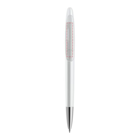 Prodir DS5 twist ballpoint pen frosted Transparent | Without Branding | Without Branding | Satin finish metal | Black