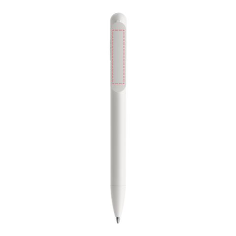 Prodir DS6 twist ballpoint pen matt white | Without Branding | Without Branding | Black