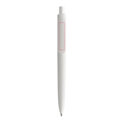 Prodir DS8 push ballpoint pen True Biotic white | Without Branding | Without Branding | Blue