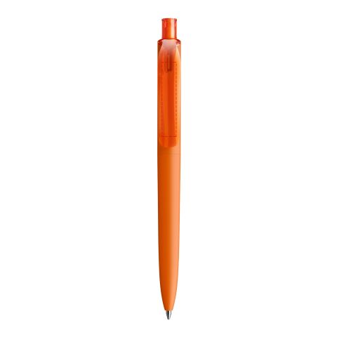 Prodir DS8 push ballpoint pen Soft Touch orange | Without Branding | Without Branding | Black