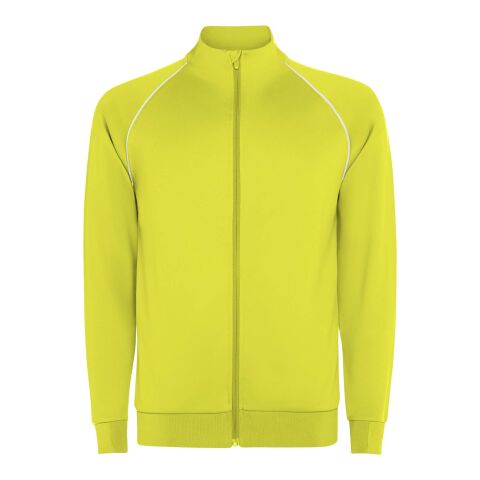 Valier full zip kids sweatshirt Fluor Yellow | 14