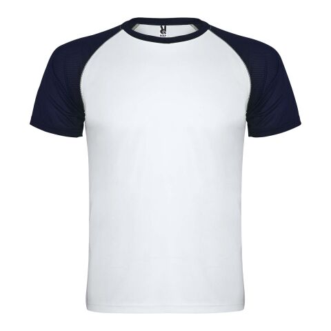 Indianapolis short sleeve kids sports t-shirt Standard | White-Navy Blue | 8 | No Branding | not available | not available | not available