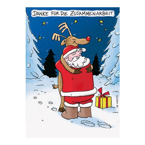 Choco-Naps Slipcase Advent Calendar – standard Cooperation | Without Branding | Christmas decoration