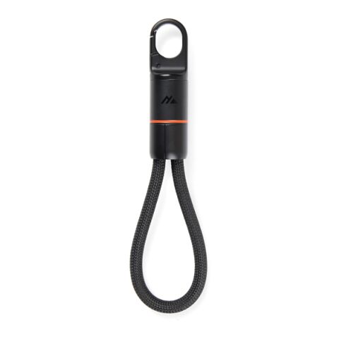 Nordic Drift Everest USB-C 60W fast charging carabiner cable black