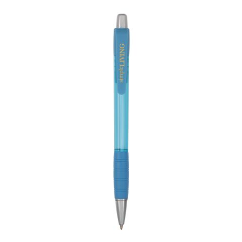 Striped Grip pen Turquoise blue | No Branding | not available | not available
