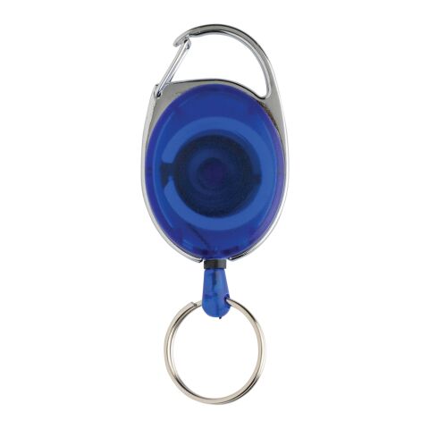 RCS recycled ABS roller clip keychain blue | No Branding | not available | not available