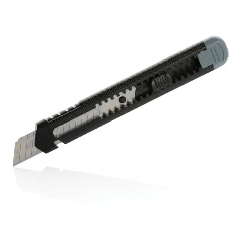 Refillable RCS recycled plastic snap-off knife grey | No Branding | not available | not available