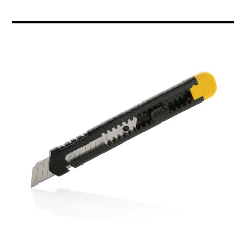 Refillable RCS recycled plastic snap-off knife yellow | No Branding | not available | not available