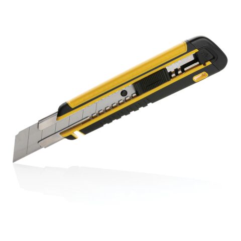 Refillable RCS rplastic heavy duty snap-off knife soft grip yellow | No Branding | not available | not available