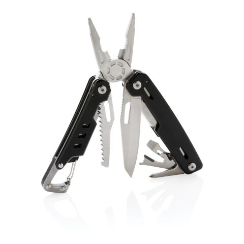Solid multitool with carabiner black | No Branding | not available | not available