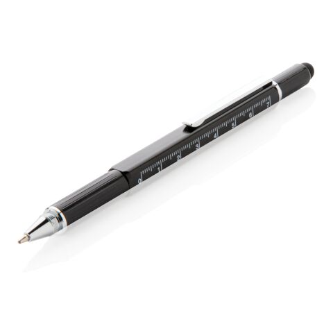 5-in-1 aluminium toolpen black | No Branding | not available | not available