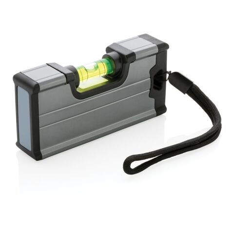 Pocket size level ruler with magnet grey | No Branding | not available | not available