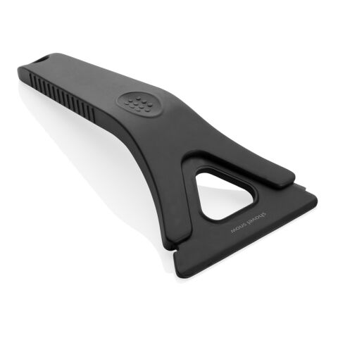 Polard RCS certified recycled plastic 3-in-1 ice scraper black | No Branding | not available | not available
