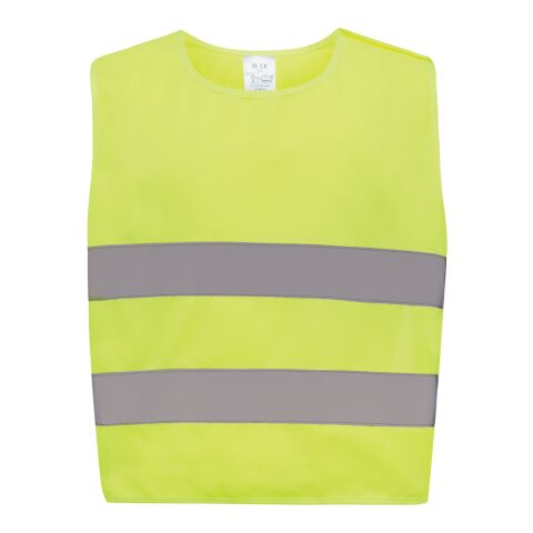 GRS recycled PET high-visibility safety vest 3-6 years yellow | No Branding | not available | not available