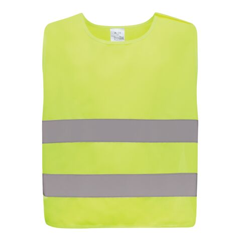 GRS recycled PET high-visibility safety vest 7-12 years yellow | No Branding | not available | not available