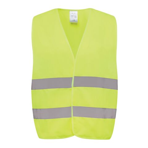 GRS recycled PET high-visibility safety vest yellow | No Branding | not available | not available