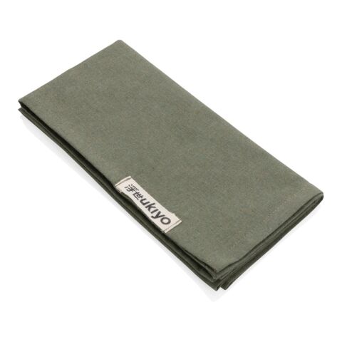Ukiyo Aware™ 180gr rcotton table napkins 4pcs set green | No Branding | not available | not available | not available