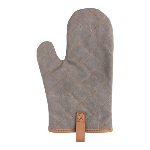 Deluxe canvas oven mitt grey | No Branding | not available | not available