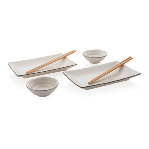 Ukiyo sushi dinner set for two white-black | No Branding | not available | not available