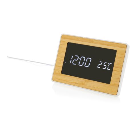 Utah RCS Rplastic FSC®bamboo LED weather station brown | No Branding | not available | not available