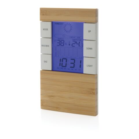 Utah RCS rplastic and FSC® bamboo weather station brown | No Branding | not available | not available