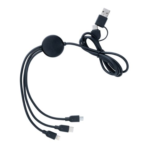 RCS recycled TPE and recycled plastic 6-in-1 cable black | No Branding | not available | not available