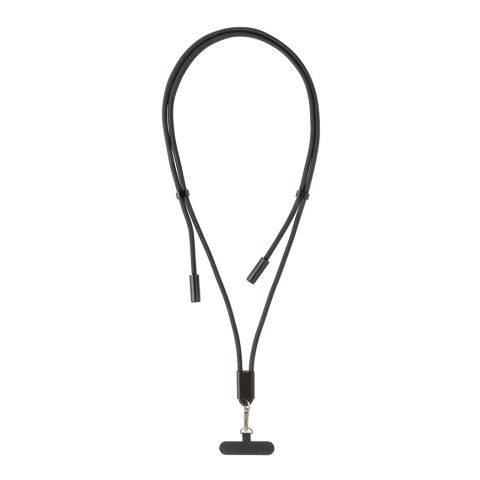 LoopAmp RCS RPET adjustable phone cord with 60W cable black | No Branding | not available | not available