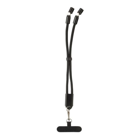 LoopAmp RCS RPET adjustable phone wrist strap 60W cable black | No Branding | not available | not available