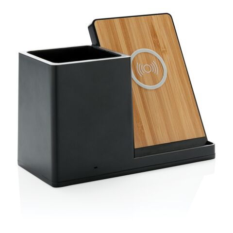 Ontario FSC® &amp; RCS recycled plastic 10W wireless charger black | No Branding | not available | not available