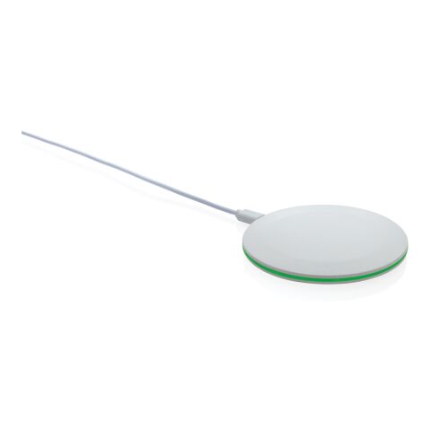 RCS recycled plastic 15W Wireless fast charger white | No Branding | not available | not available