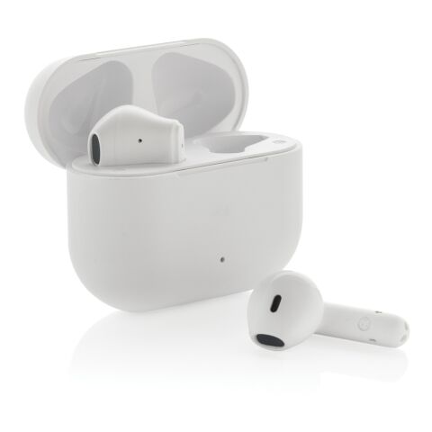 Tunevo RCS recycled plastic wireless earbuds White | No Branding | not available | not available