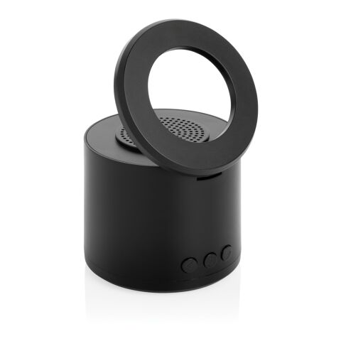 Magpulse RCS recycled plastic 3W speaker w/magnetic holder black | No Branding | not available | not available