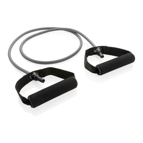 Fitness heavy resistance tube in pouch anthracite-black | No Branding | not available | not available