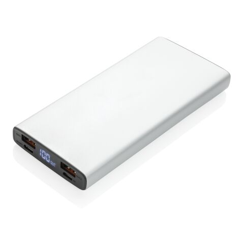 Aluminium 18W 10.000 mAh PD Powerbank silver | No Branding | not available | not available