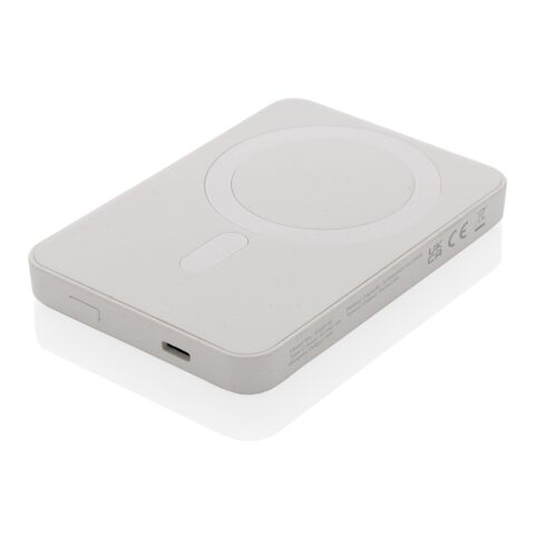 Magnetix RCS recycled plastic 5000 mah magnetic powerbank white | No Branding | not available | not available