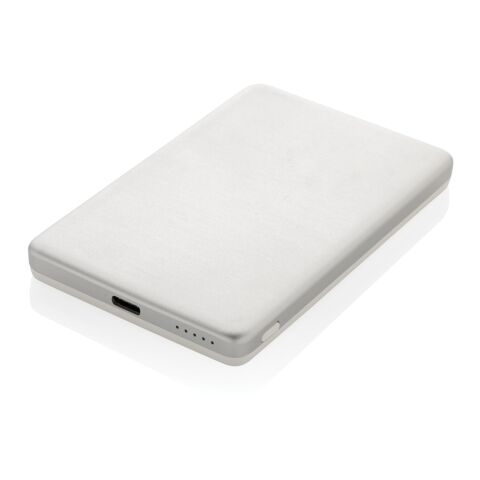 Orion RCS recycled aluminum 5000 mah 5W magnetic powerbank silver