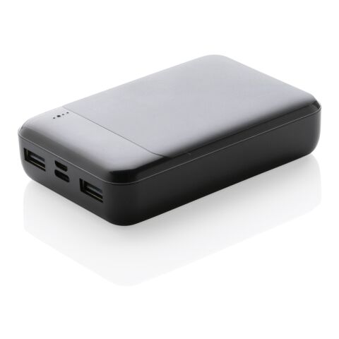 RCS standard recycled plastic 10.000 mAh powerbank black | No Branding | not available | not available
