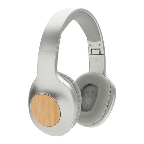 Dakota Bamboo wireless headphone grey-grey | No Branding | not available | not available